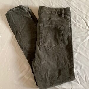 Urban Outfitters Twig green high rise corduroys pants